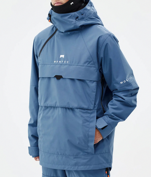 Dune Veste de ski pour homme – Bleu acier