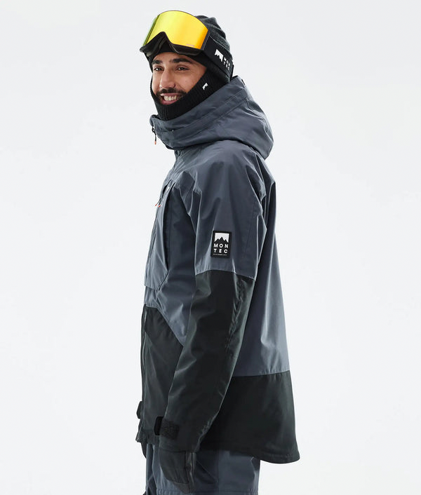Arch Veste de ski pour homme – Bleu métallisé / Noir