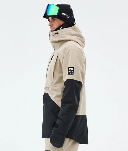 Arch Veste de ski pour homme – Sable / Noir