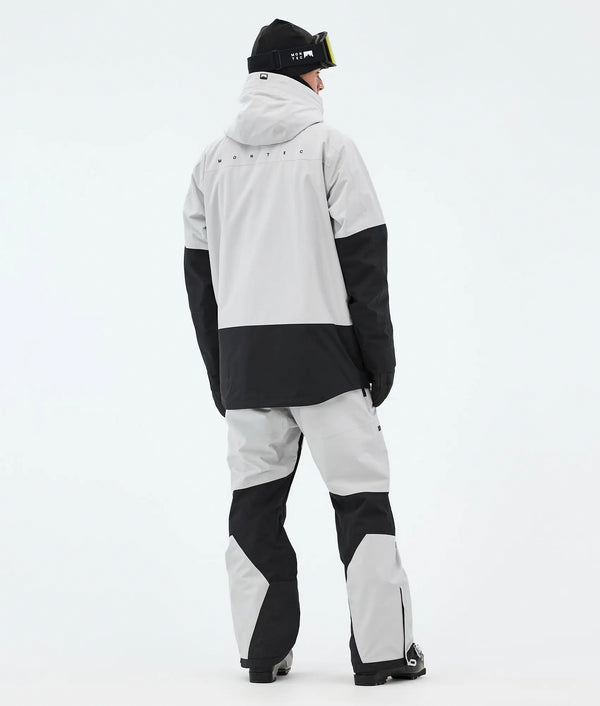 Arch Veste de ski pour homme – Gris clair / Noir